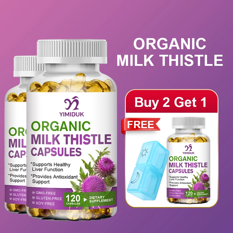 Health Wellness Vitality - Suplemen Hati Milk Thistle YIMIDUK, Mendukung