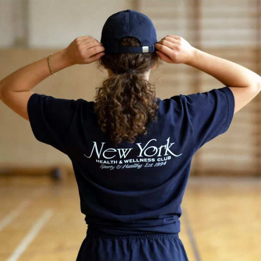 Health Wellness New York - Kaus Gaya Vintage Amerika Cetakan New