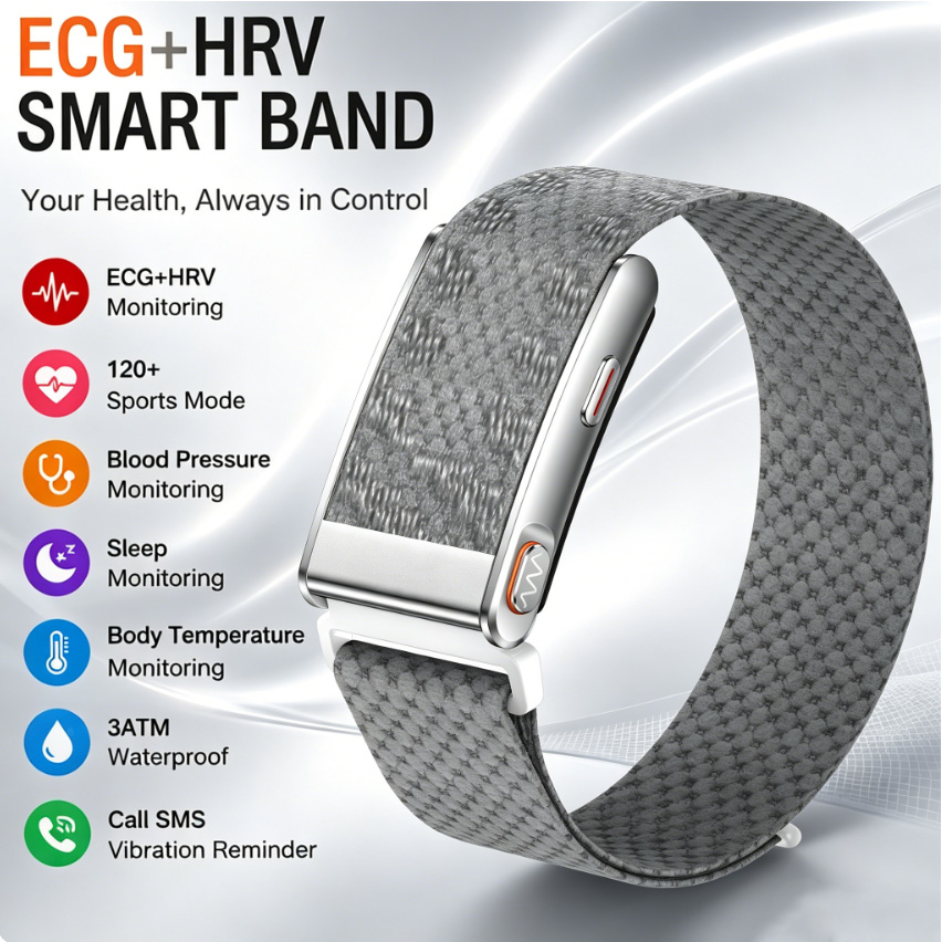 Health Wellness Activities - Gelang Kesehatan Pintar ECG HRV Monitor