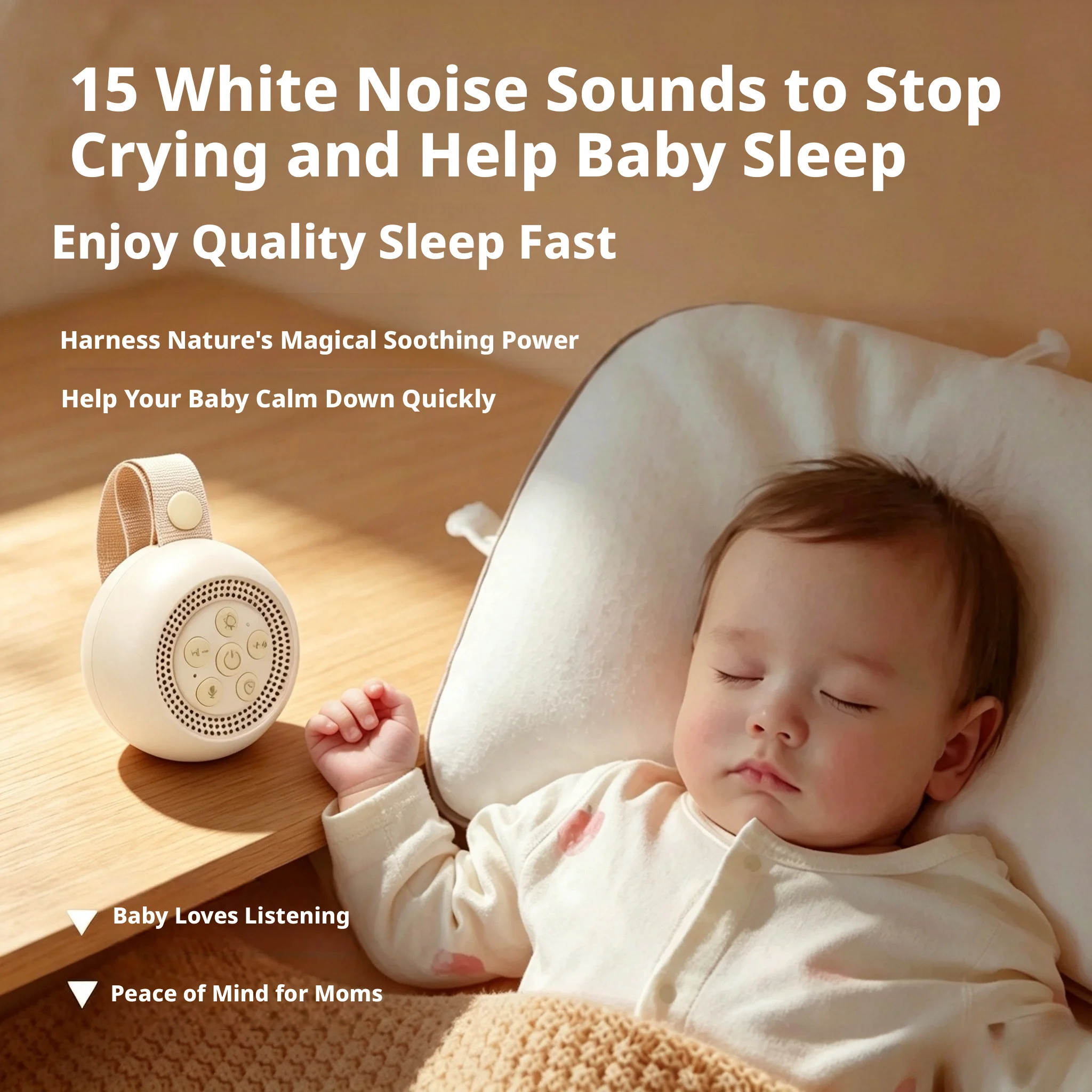 White Noise Machine Sleep - Mesin Suara Putih untuk Tidur Bayi,