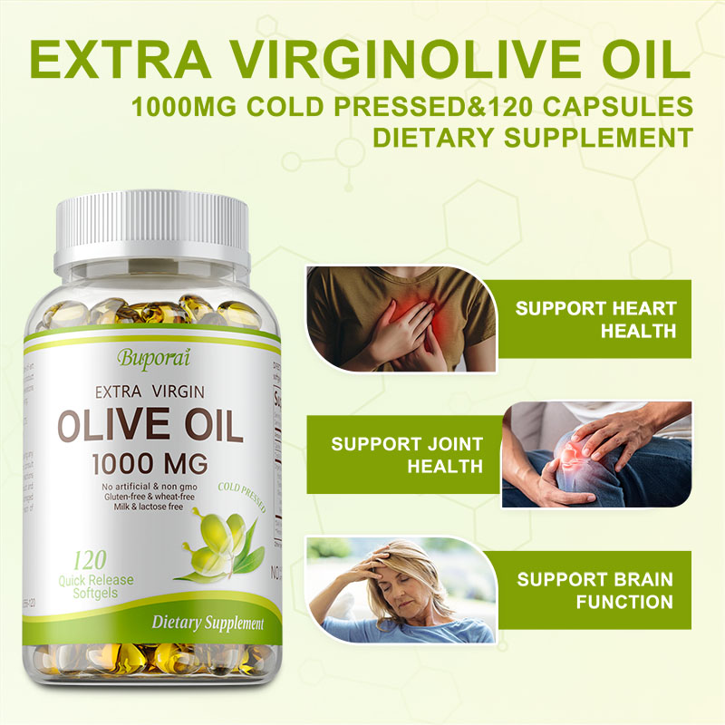 Health Wellness Vitality - Minyak Zaitun Softgel 1000mg - Meningkatkan
