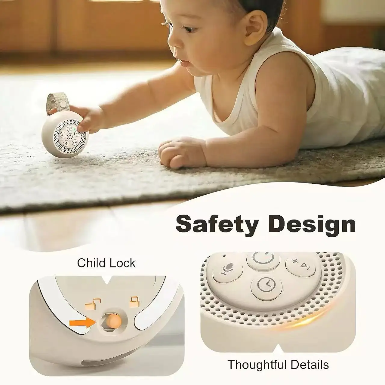 Mesin Suara Putih dengan Lampu - White Noise Machine Sleep ulasan dan harga