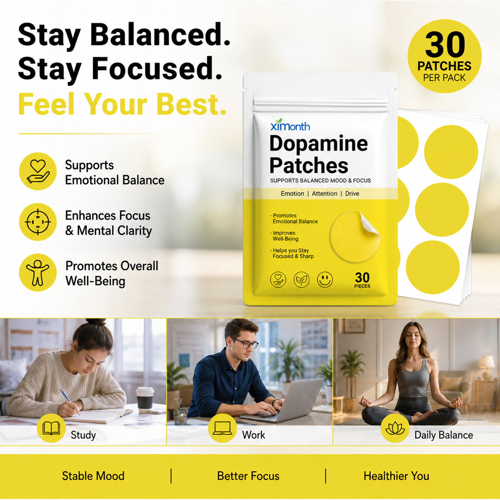 Plester Dopamin Peningkat Vita - Health Wellness Vitality ulasan dan harga