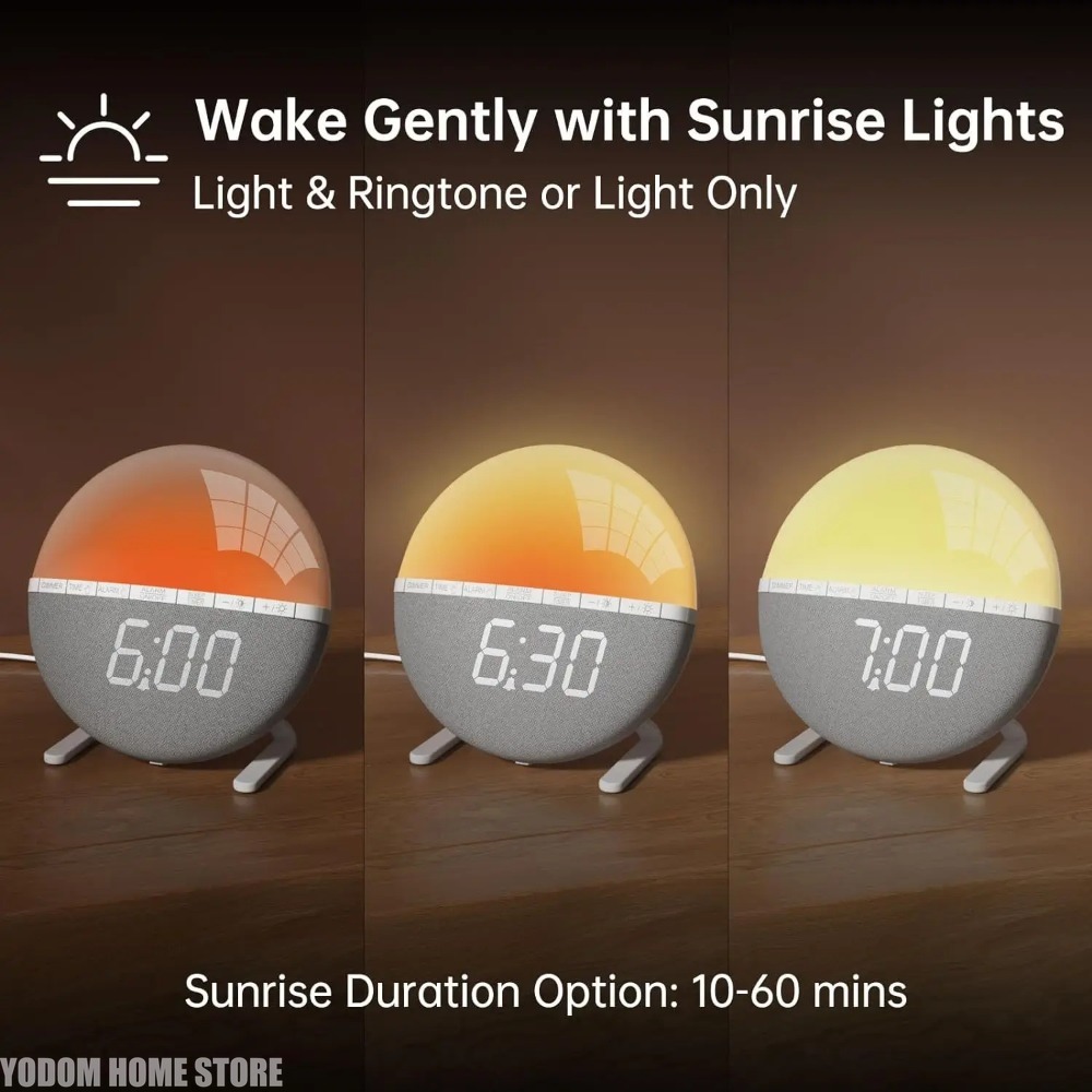 Jam Alarm Matahari Terbit deng - White Noise Machine Sleep ulasan dan harga
