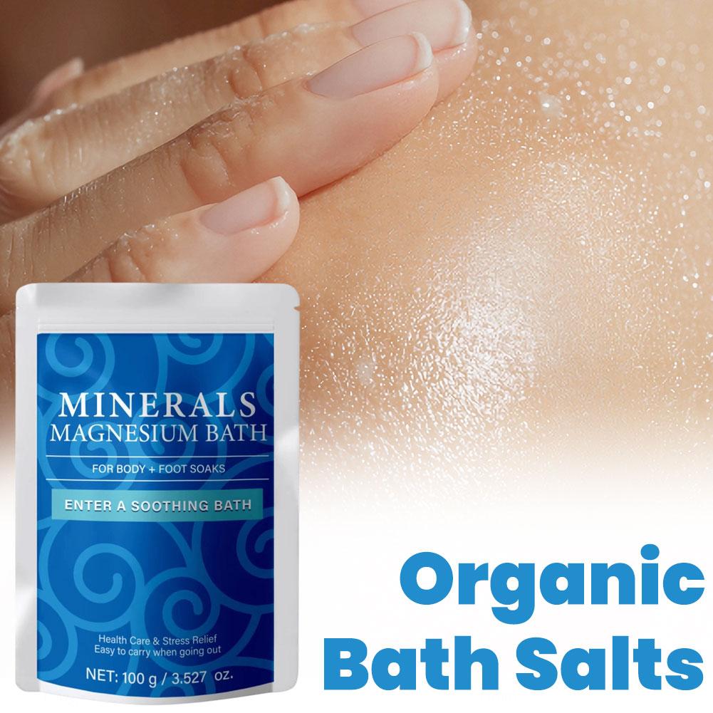 100g Garam Mandi Magnesium Org - Bath Salts Magnesium ulasan dan harga