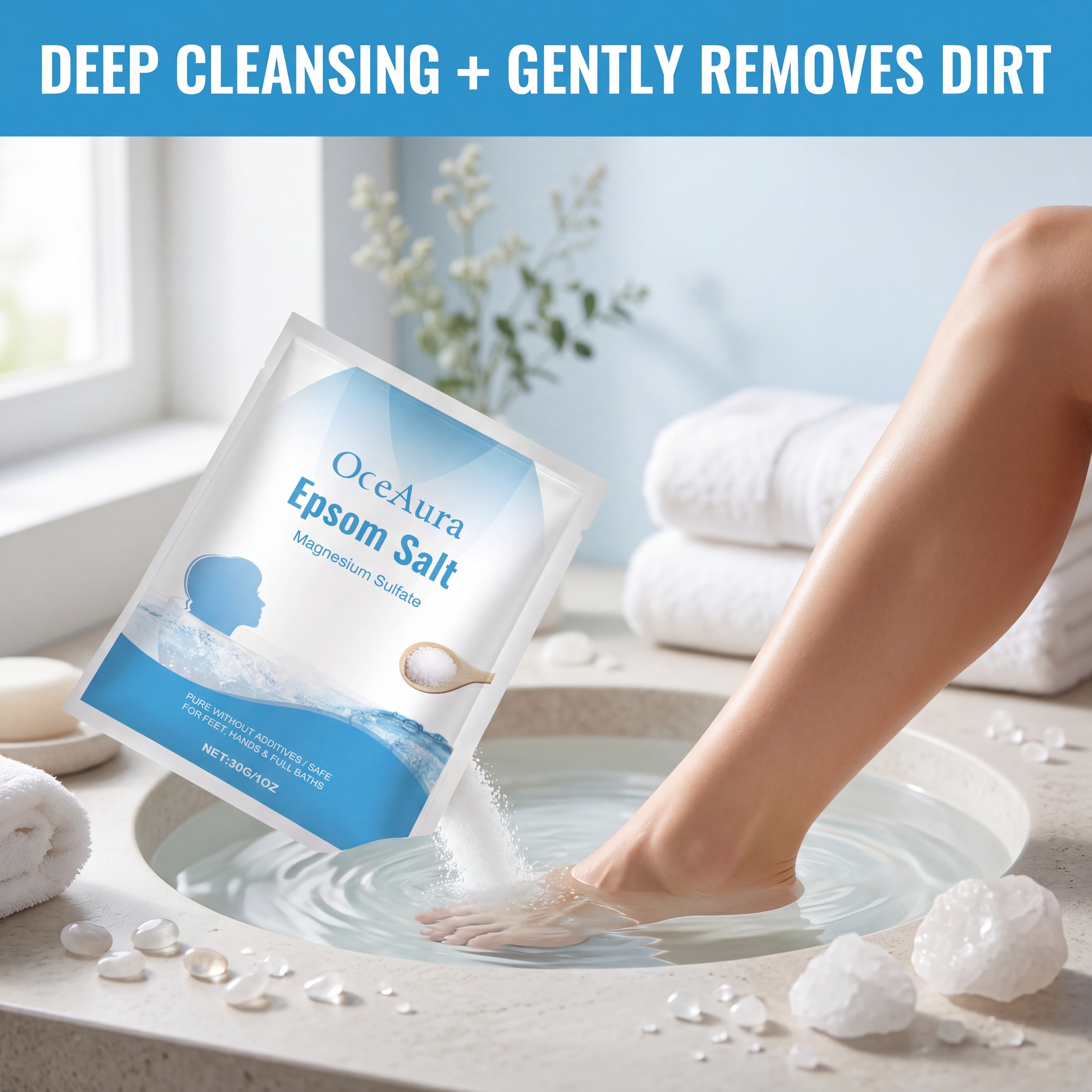 Garam Epsom Murni Magnesium Su - Bath Salts Magnesium ulasan dan harga