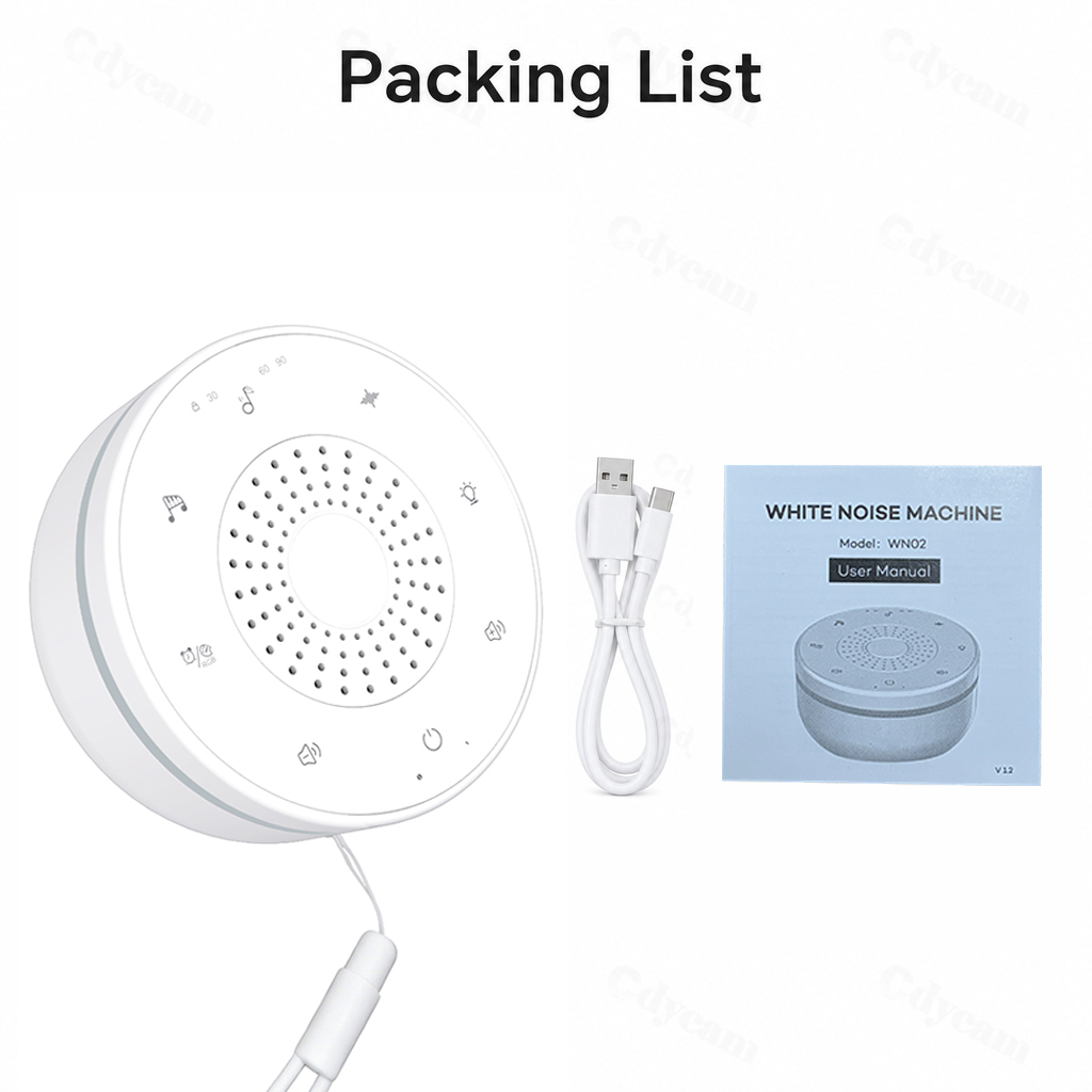 Mesin White Noise Bayi USB Isi - White Noise Machine Sleep ulasan dan harga