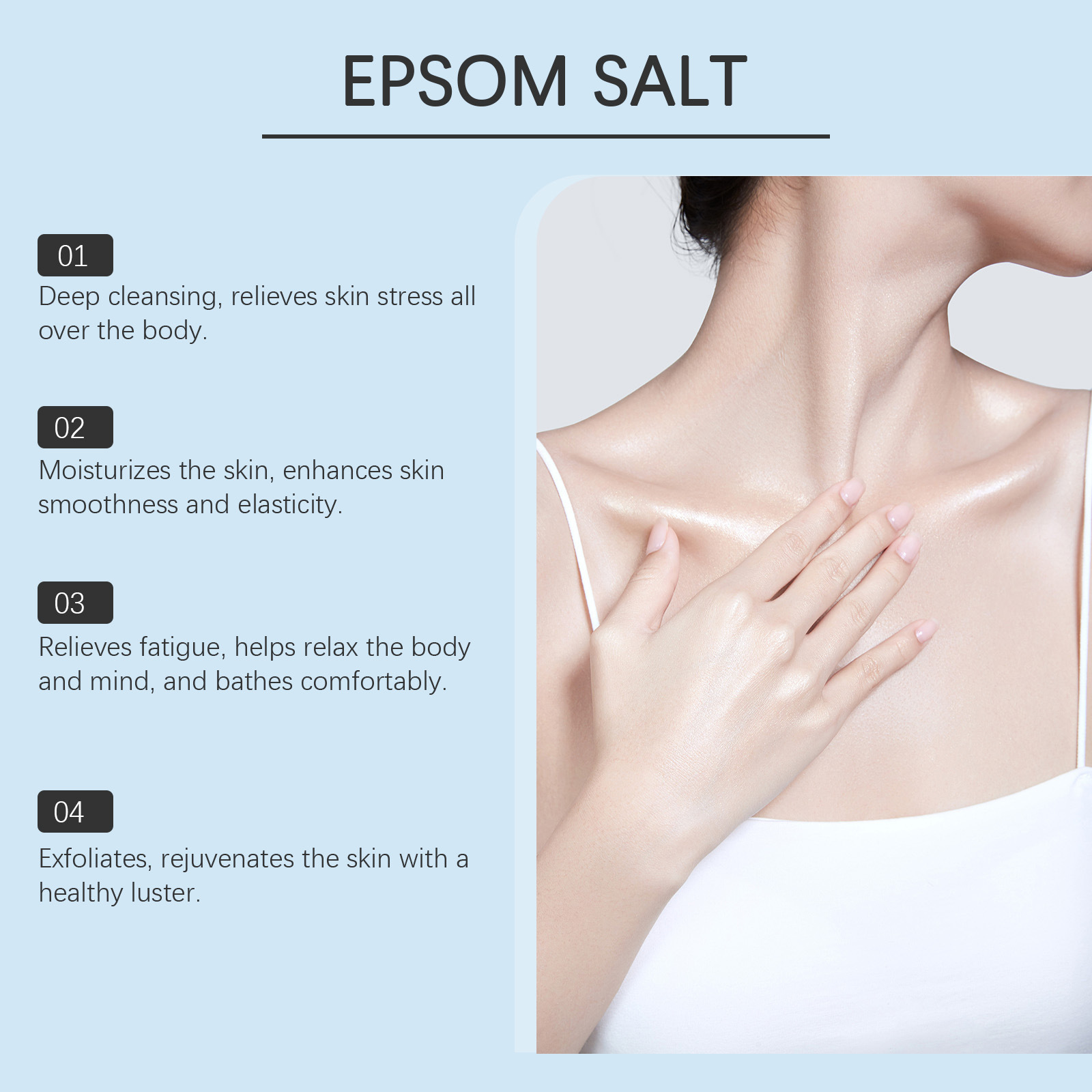 Garam Epsom Magnesium Sulfat M - Bath Salts Magnesium ulasan dan harga
