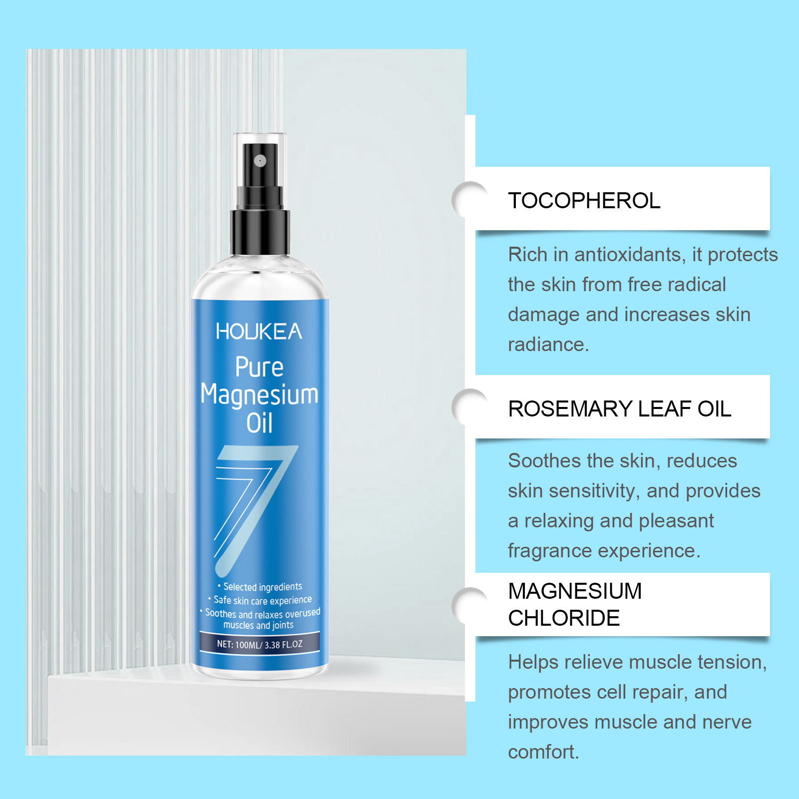 Houkea Mineral Magnesium Oil S - Bath Salts Magnesium ulasan dan harga