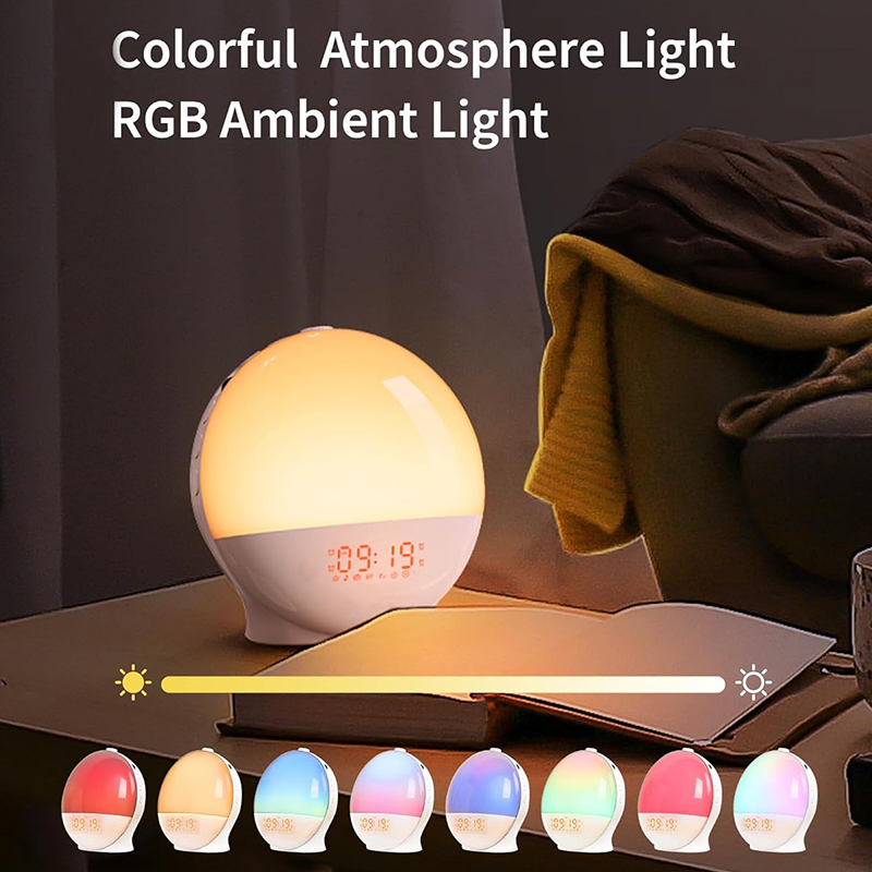 Jam Alarm Lampu Bangun dengan  - White Noise Machine Sleep ulasan dan harga