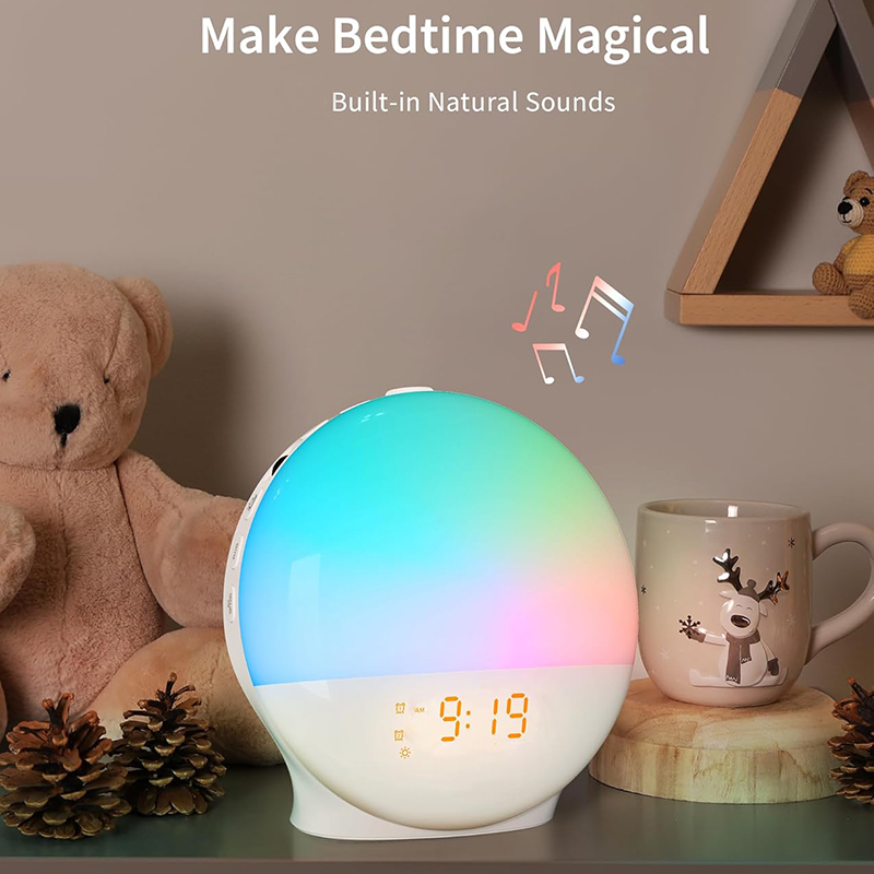 Jam Alarm Lampu Bangun dengan  - White Noise Machine Sleep ulasan dan harga