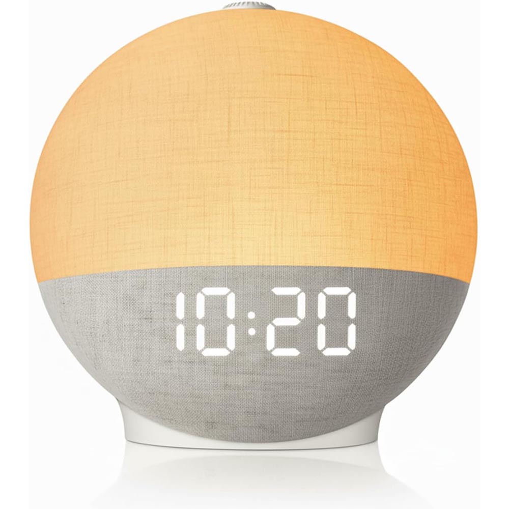 Jam Alarm Sunrise Wake Up Ligh - White Noise Machine Sleep ulasan dan harga